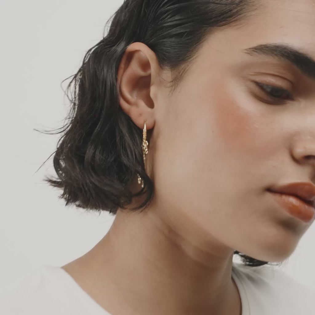 MYLAN earrings gold-plated