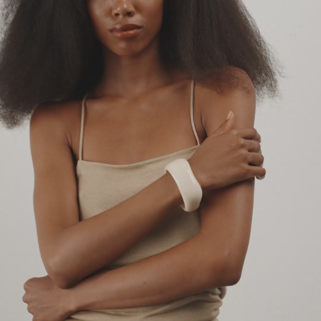 AASE maxi bangle creamy