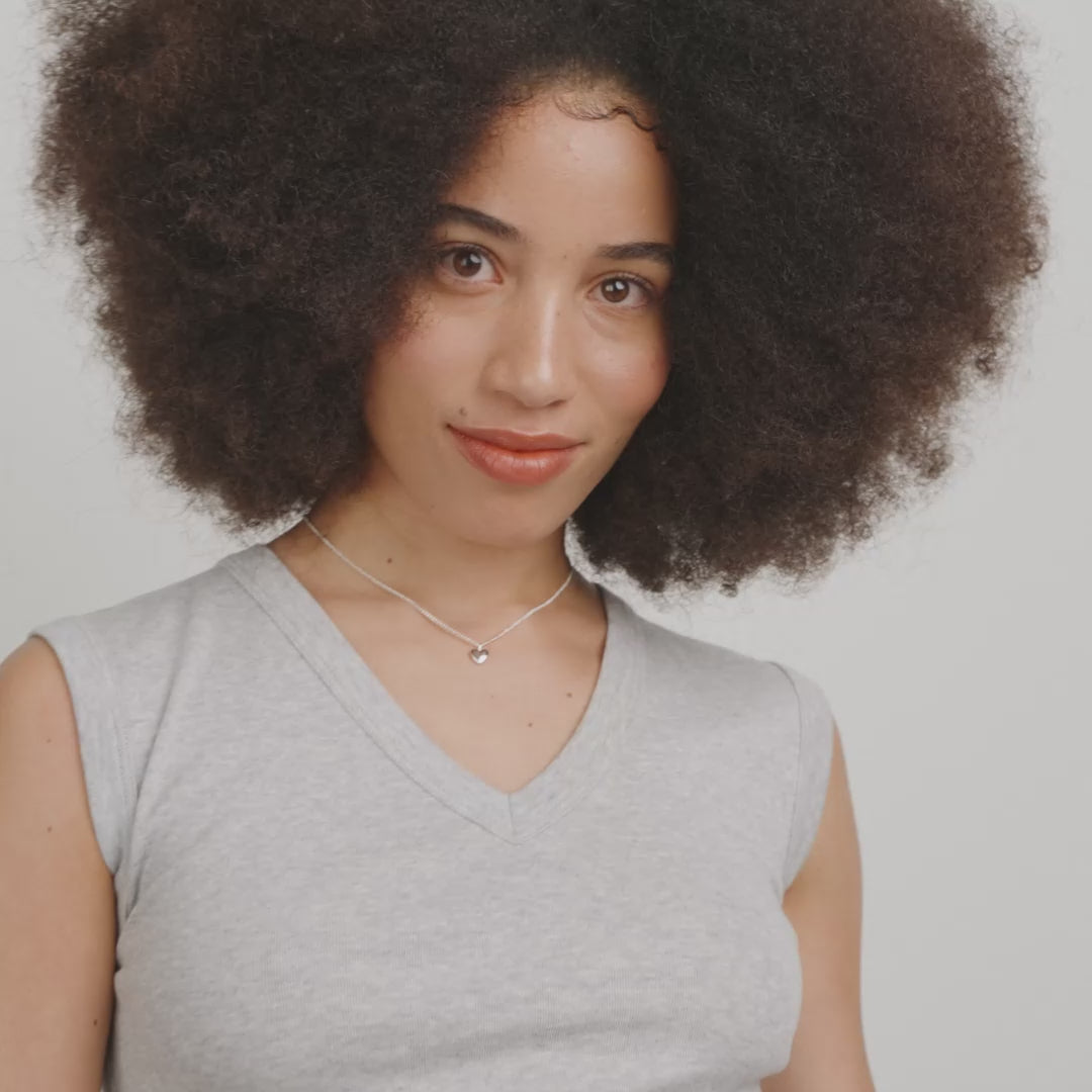 ALAIA Halskette versilbert