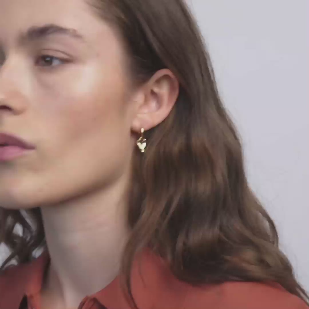 JULES earrings gold-plated – Pilgrim