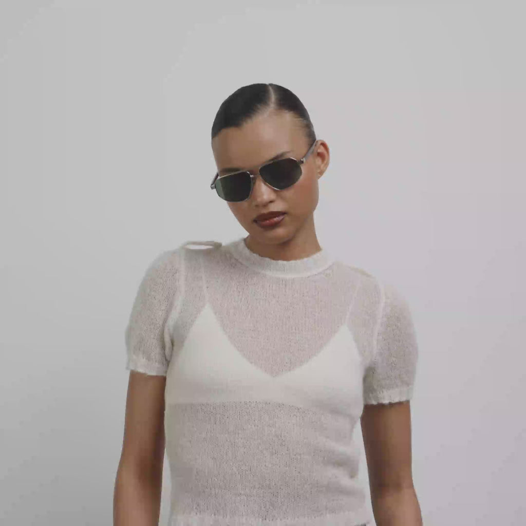 CAI Sonnenbrille braun/silber