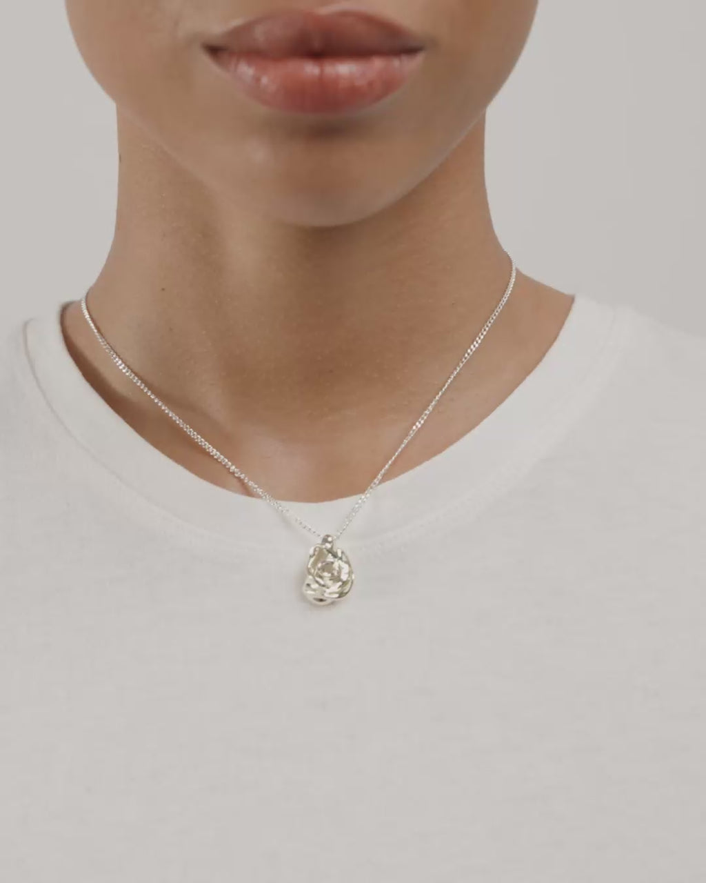 RIYAN necklace silver-plated