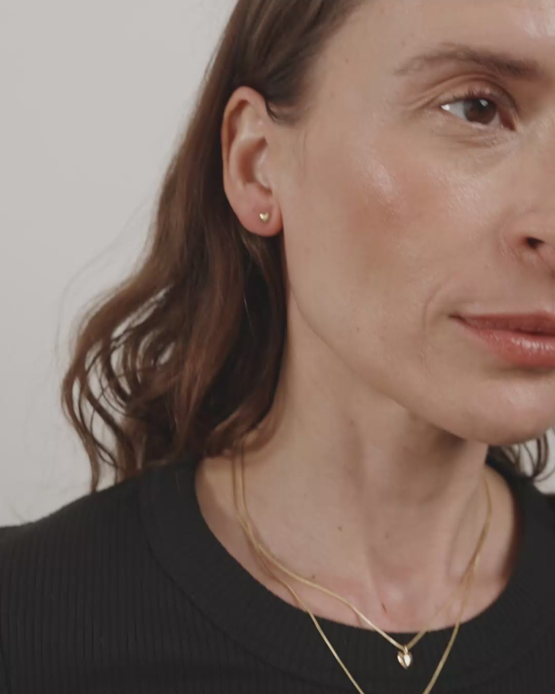 PENINA gavesæt, halskæde & ørestikker, guldbelagt