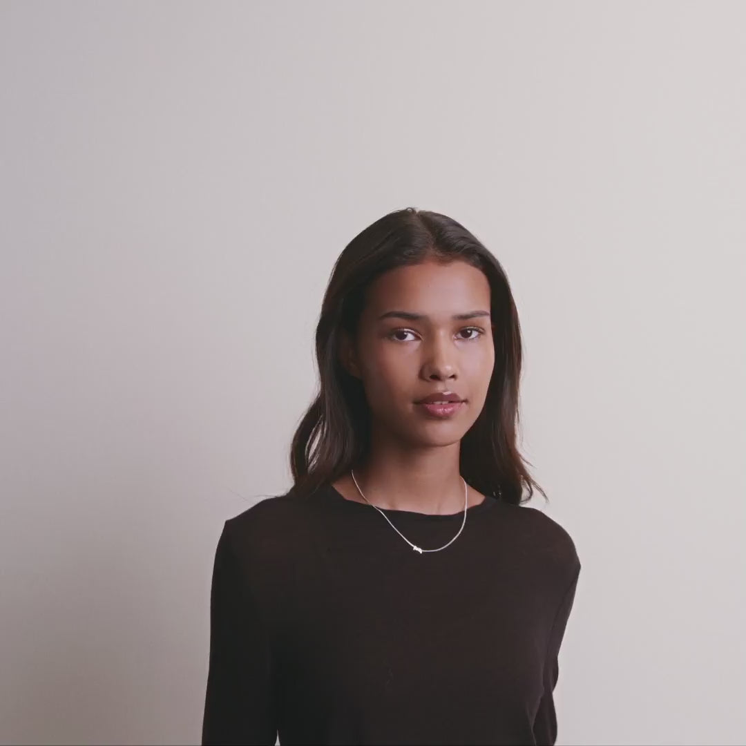 FAITH halsband silverpläterat