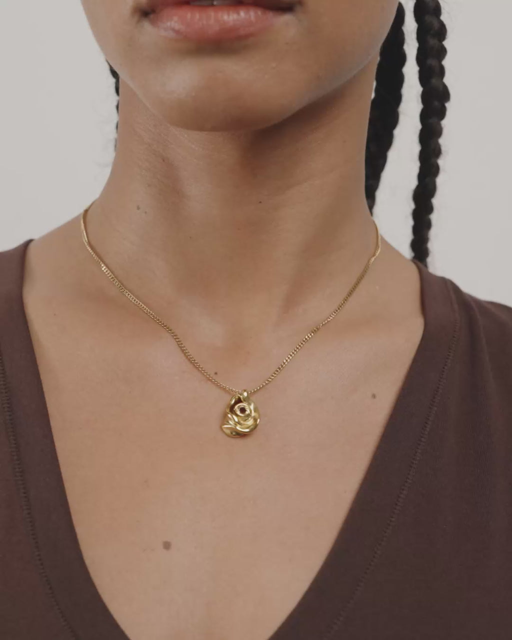 RIYAN necklace gold-plated