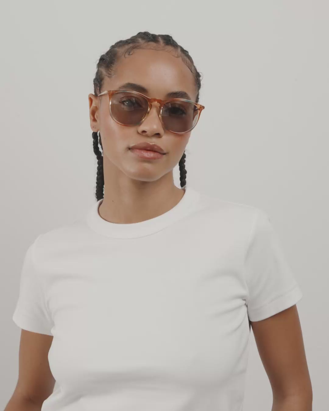 VANILLE Sonnenbrille Mehrfarbig/Gold