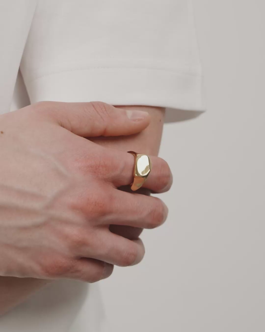 INDI Ring vergoldet