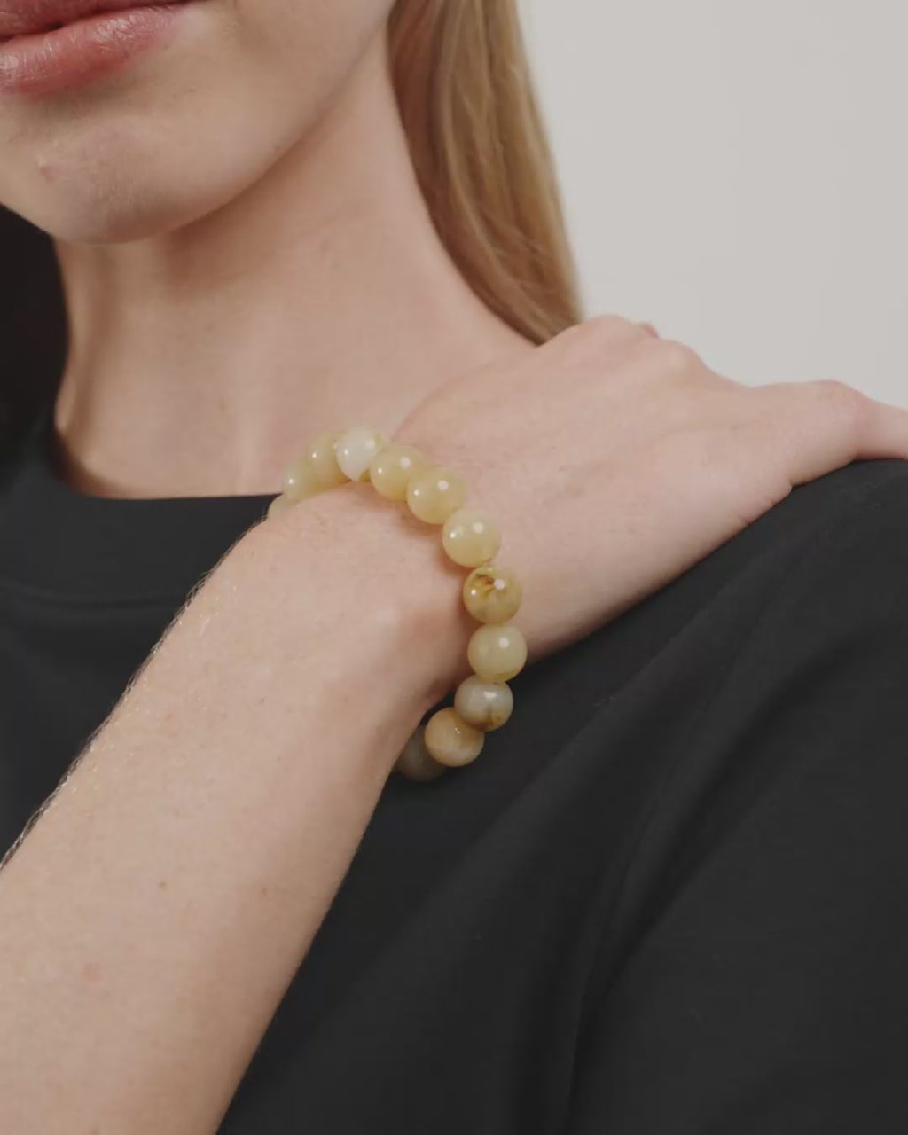 AASE bracelet honey marble