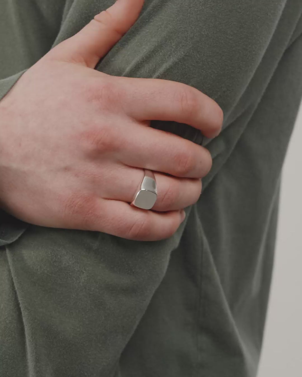 ORIEM ring versilbert