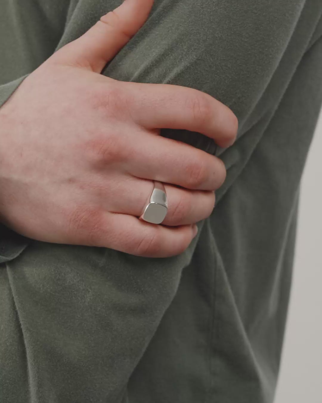 ORIEM ring versilbert