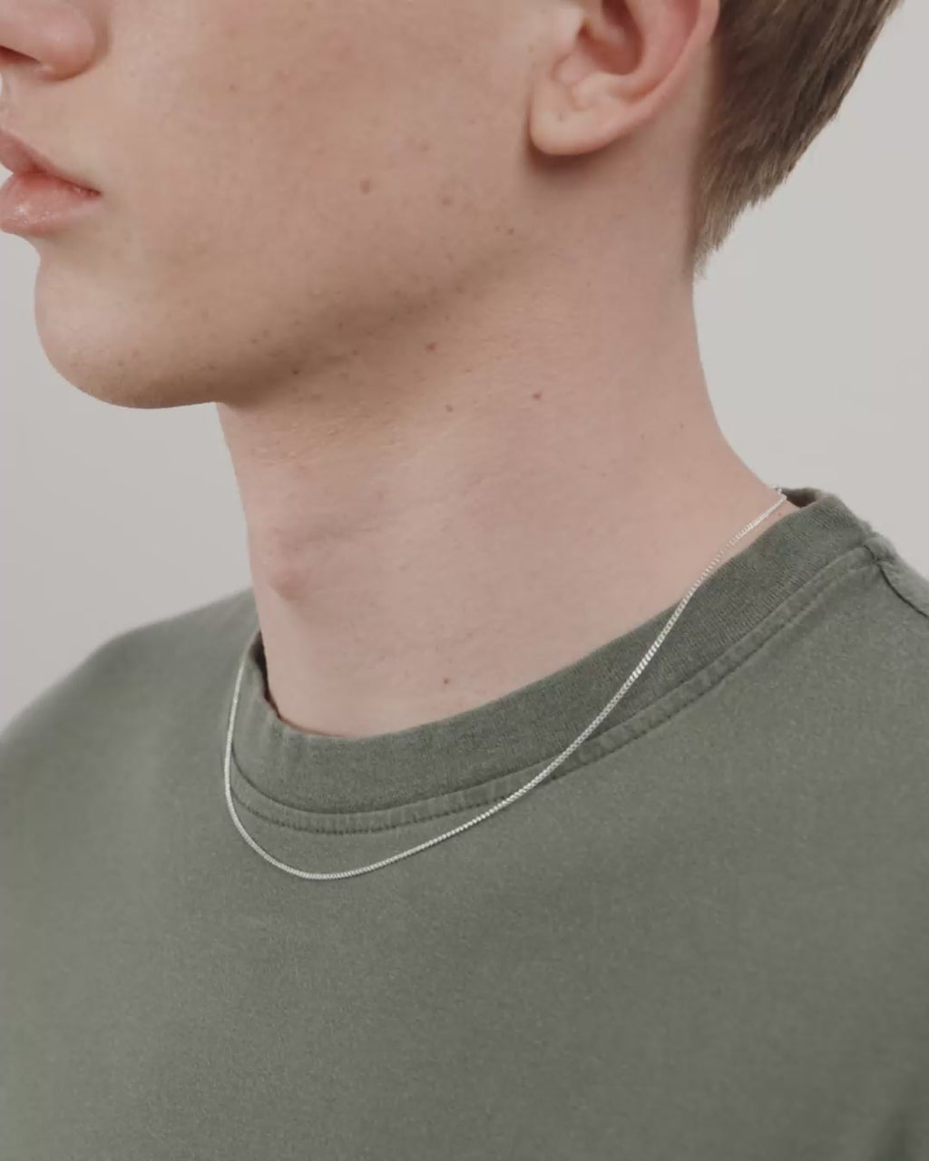 NIVO necklace silver-plated