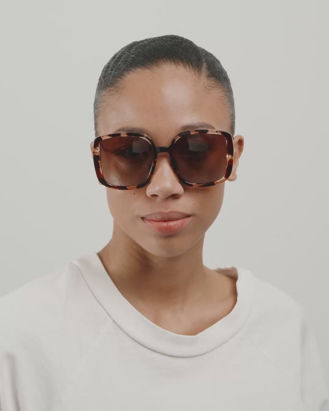 ALIET Sonnenbrille Schildpatt-Braun/Gold