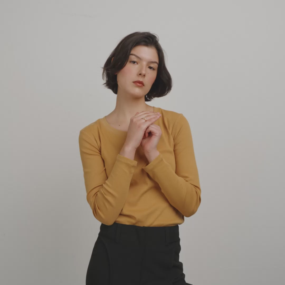 LULU halos stack ring gold-plated