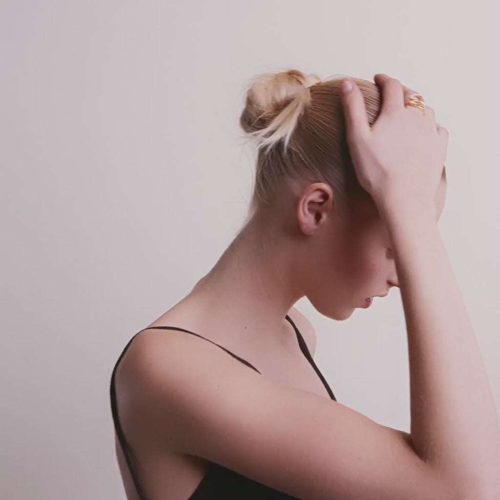 ALIA ring guldpläterad