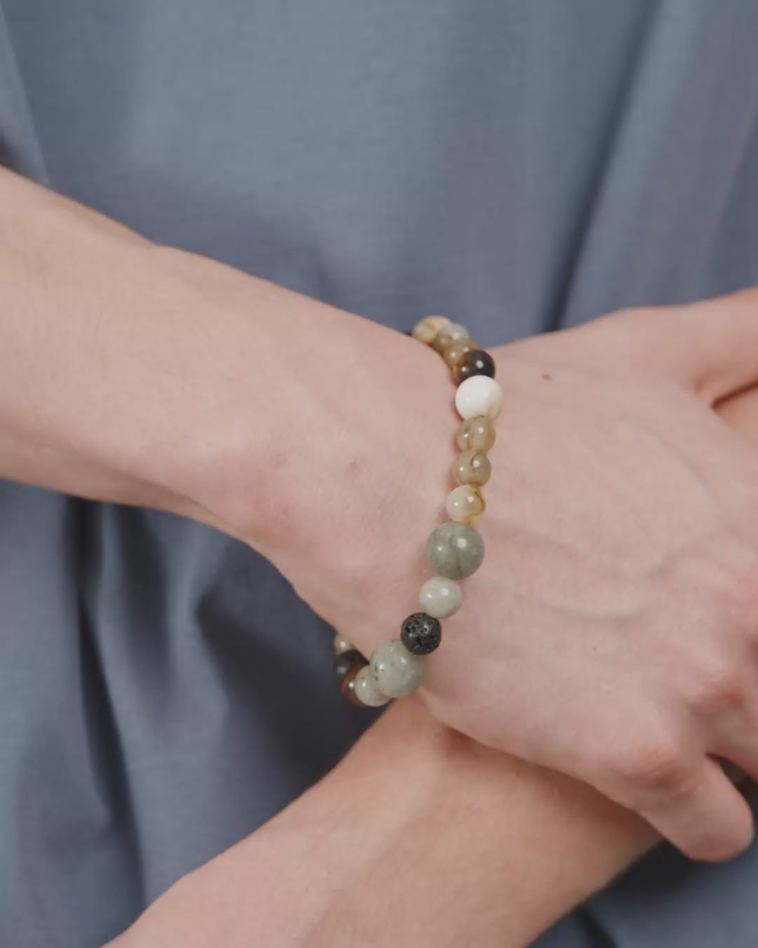 ROOT armbånd sølvbelagt/multi