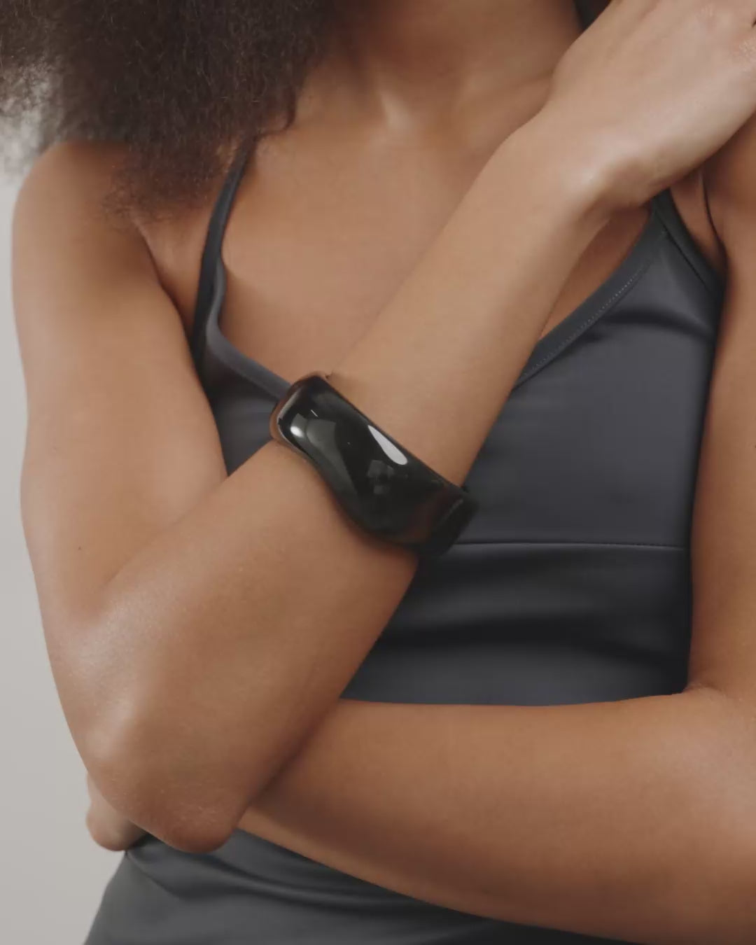 AASE Maxi Armreif schwarz