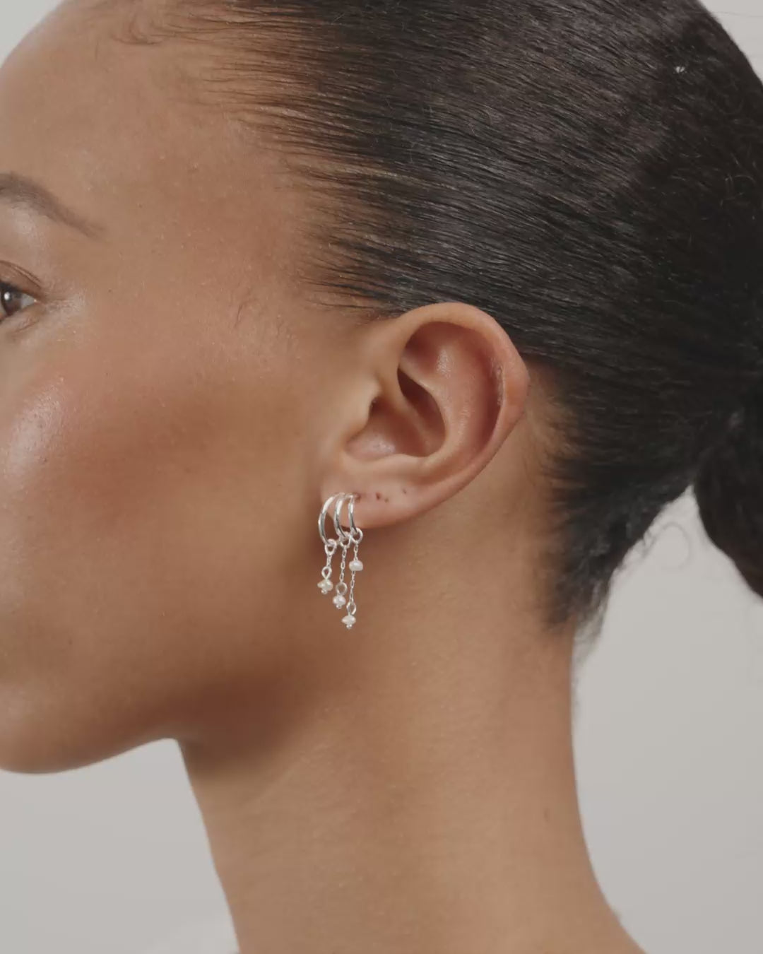 LUNITH earrings silver-plated