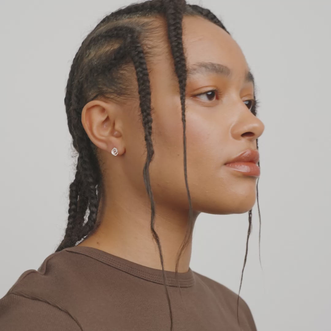 DIEGO earrings silver-plated