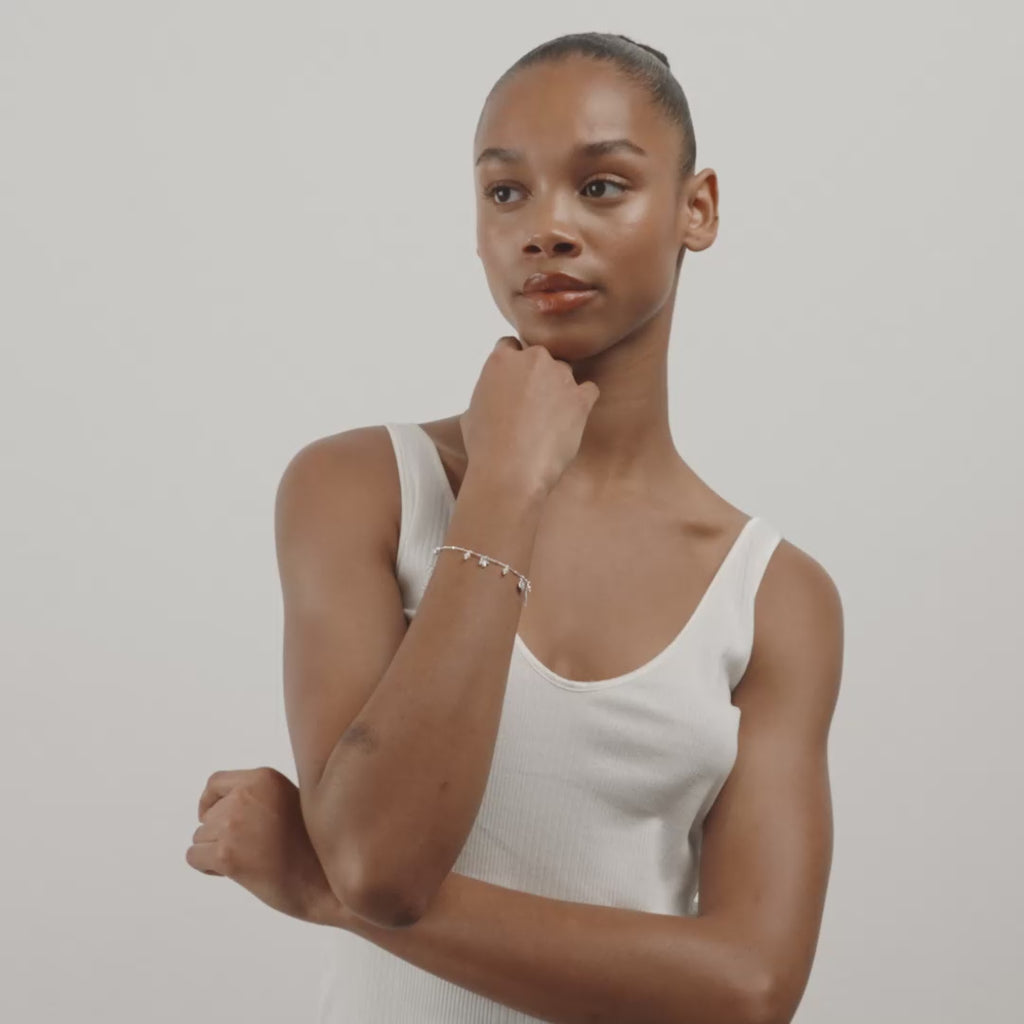 MYLAN armband silverpläterat