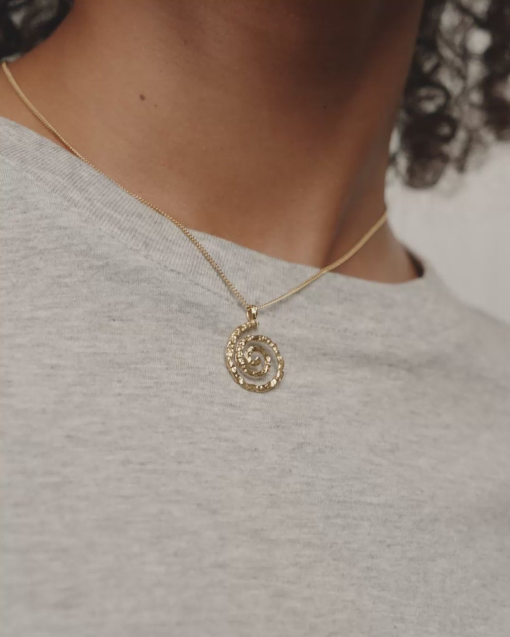 STILL necklace gold-plated