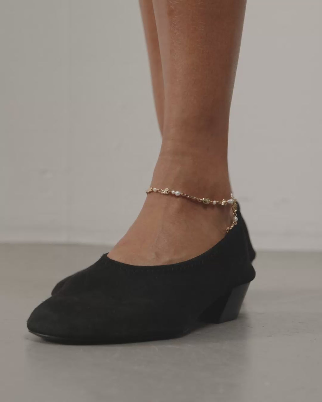 SLOAN ankle chain gold-plated