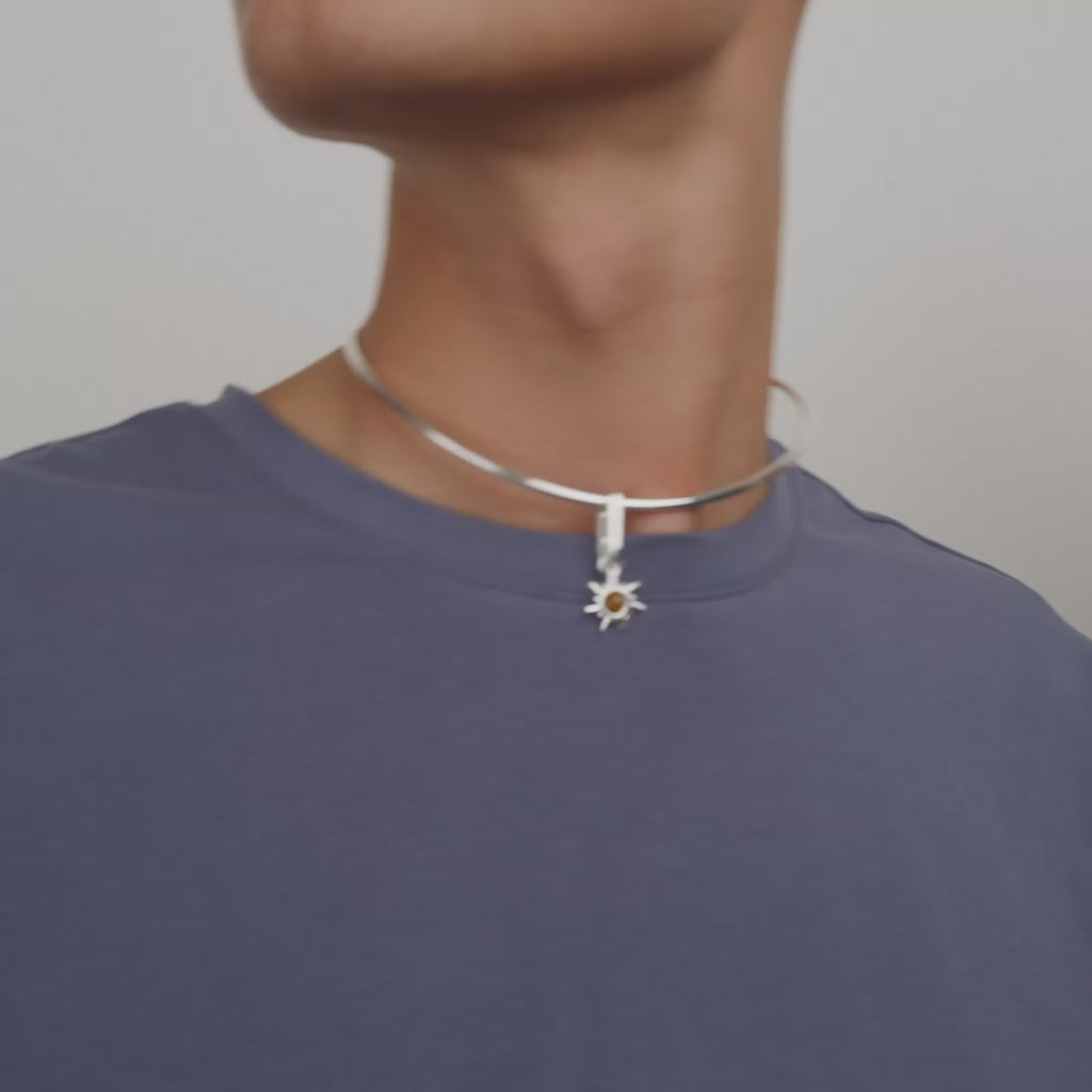 CHARM bright pendant, silver-plated