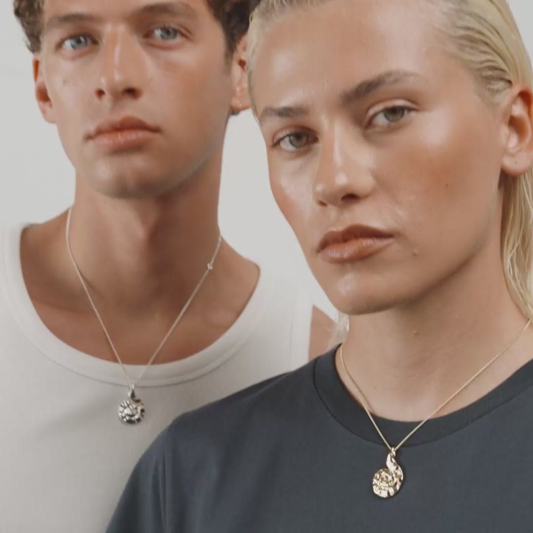 HAZE necklace silver-plated