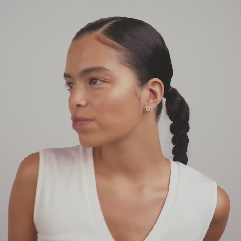 JOLINA øreringe guldbelagt
