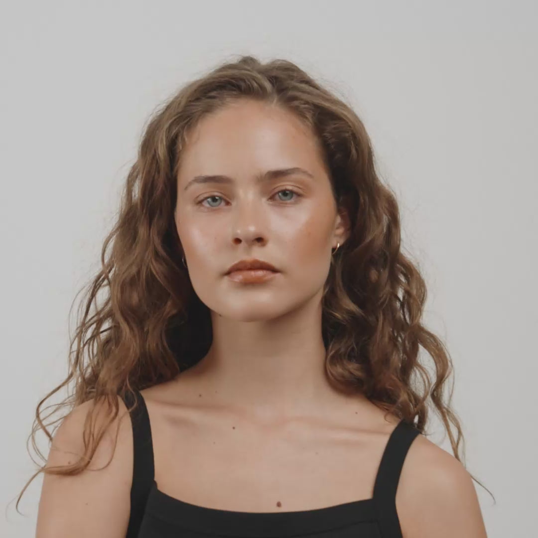 SANNE mini hoop earrings gold-plated