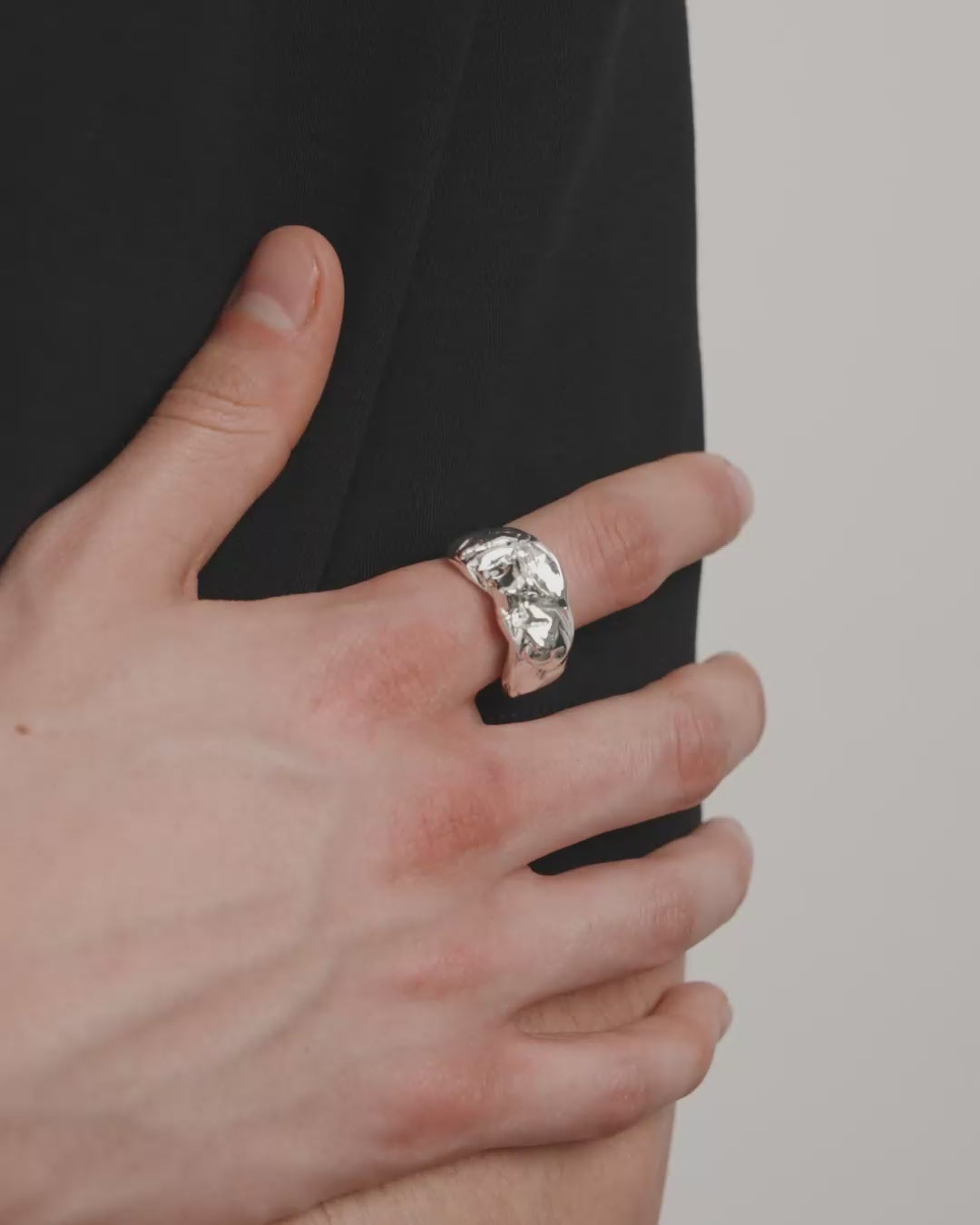 LIOR Ring versilbert
