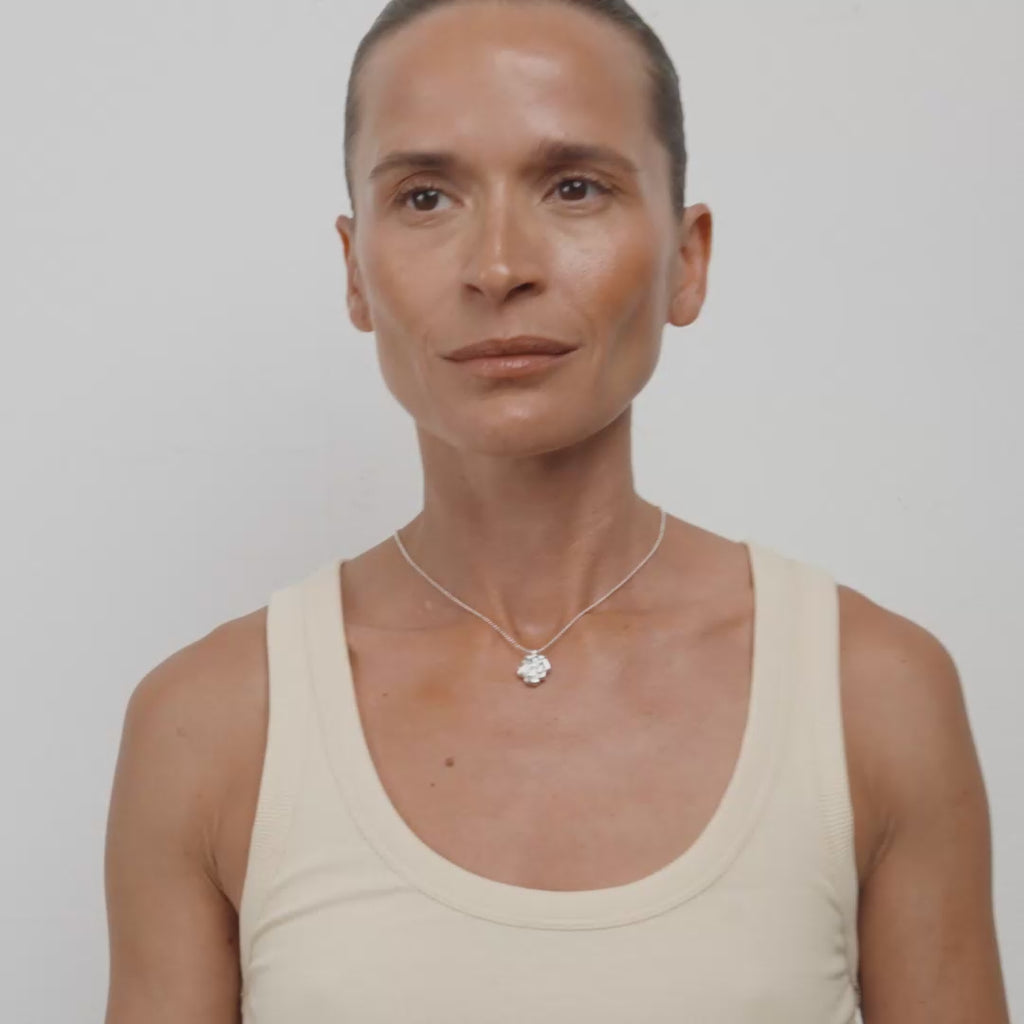 JOYCE halskjede sølvbelagt