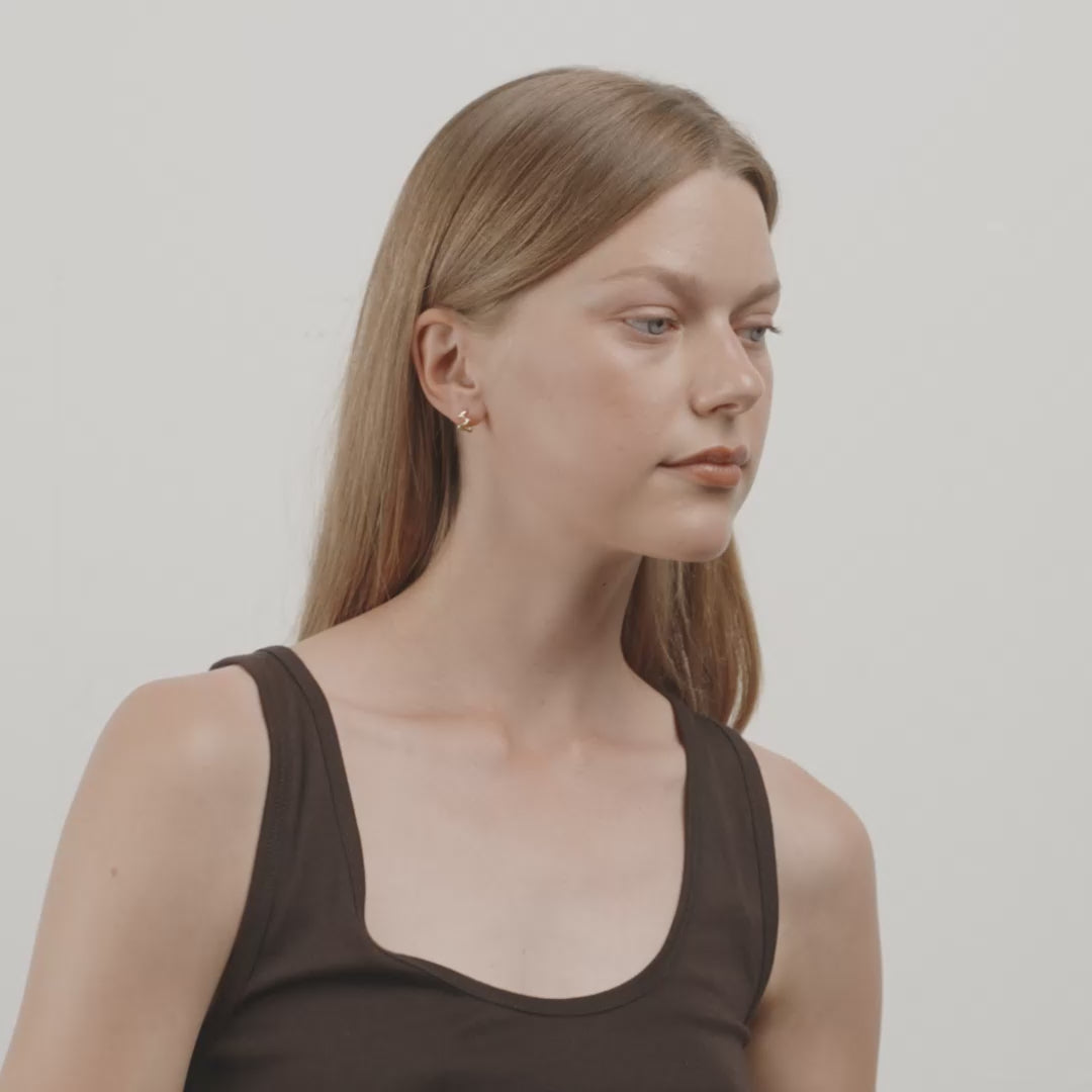 AIKO earring gold-plated