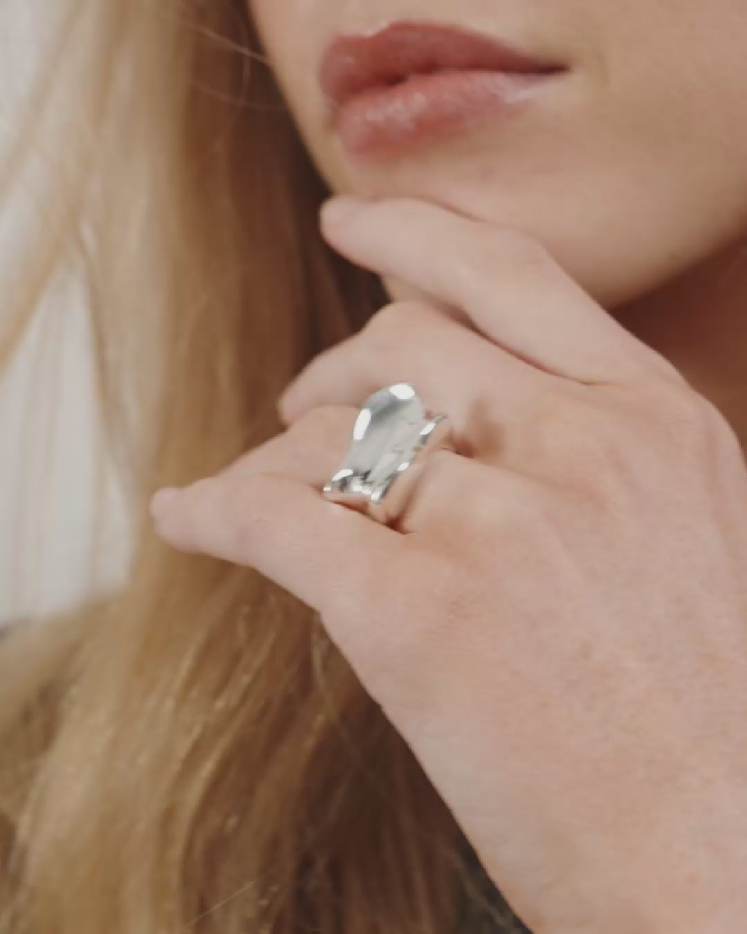 ELYS ring sølvbelagt