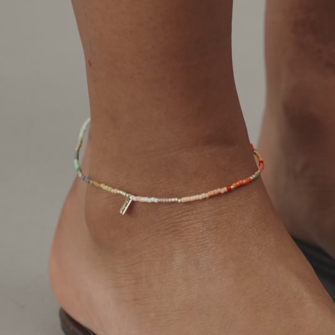 ALISON armband multi, guldpläterad