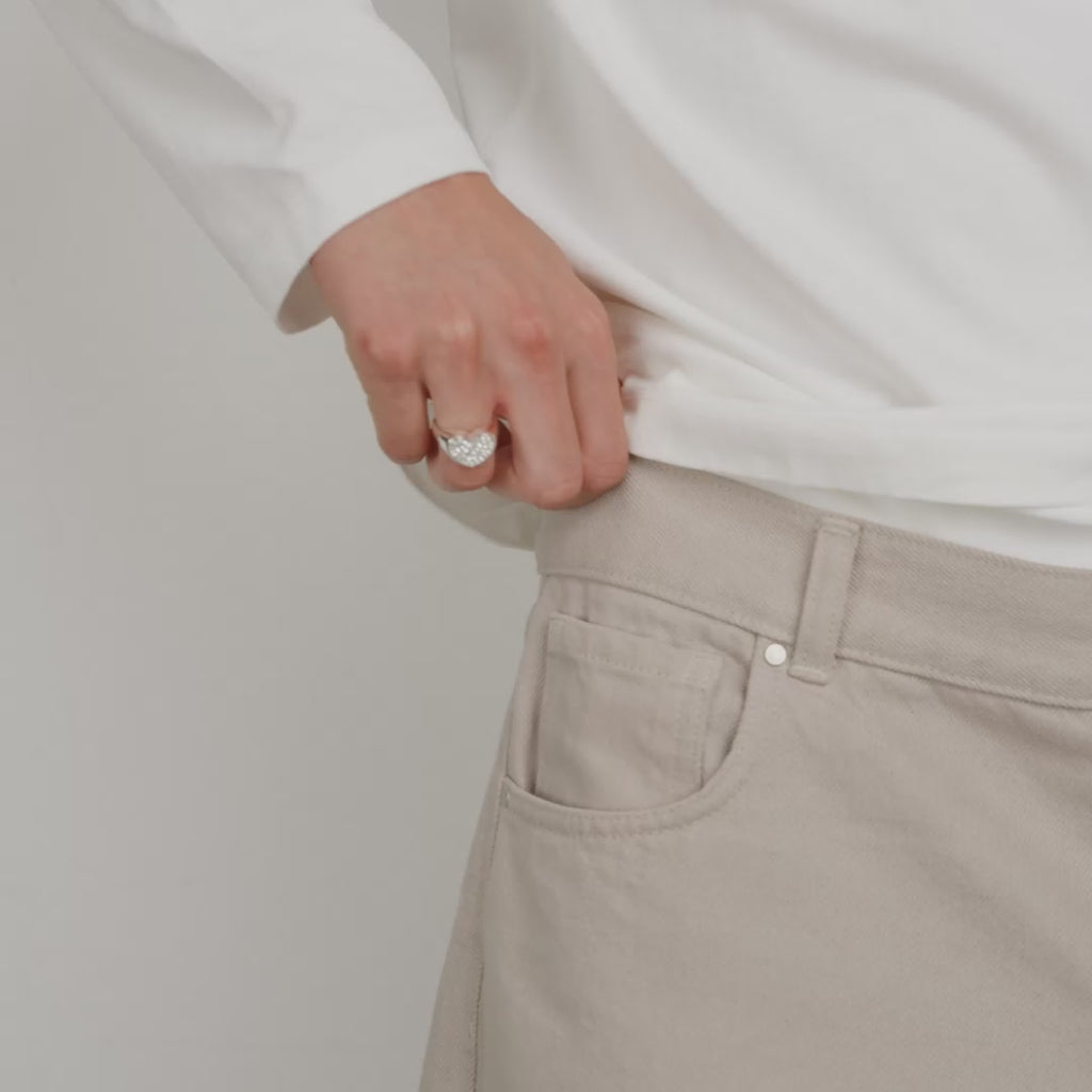 EMMETT ring silver-plated