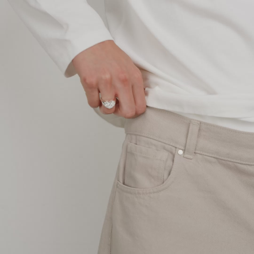 EMMETT ring silver-plated