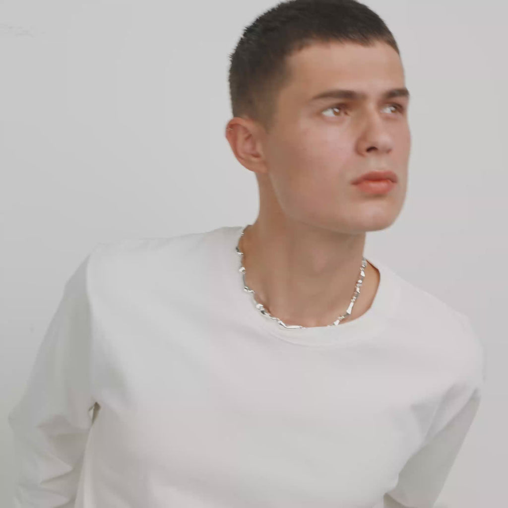 HARRISON Halskette versilbert