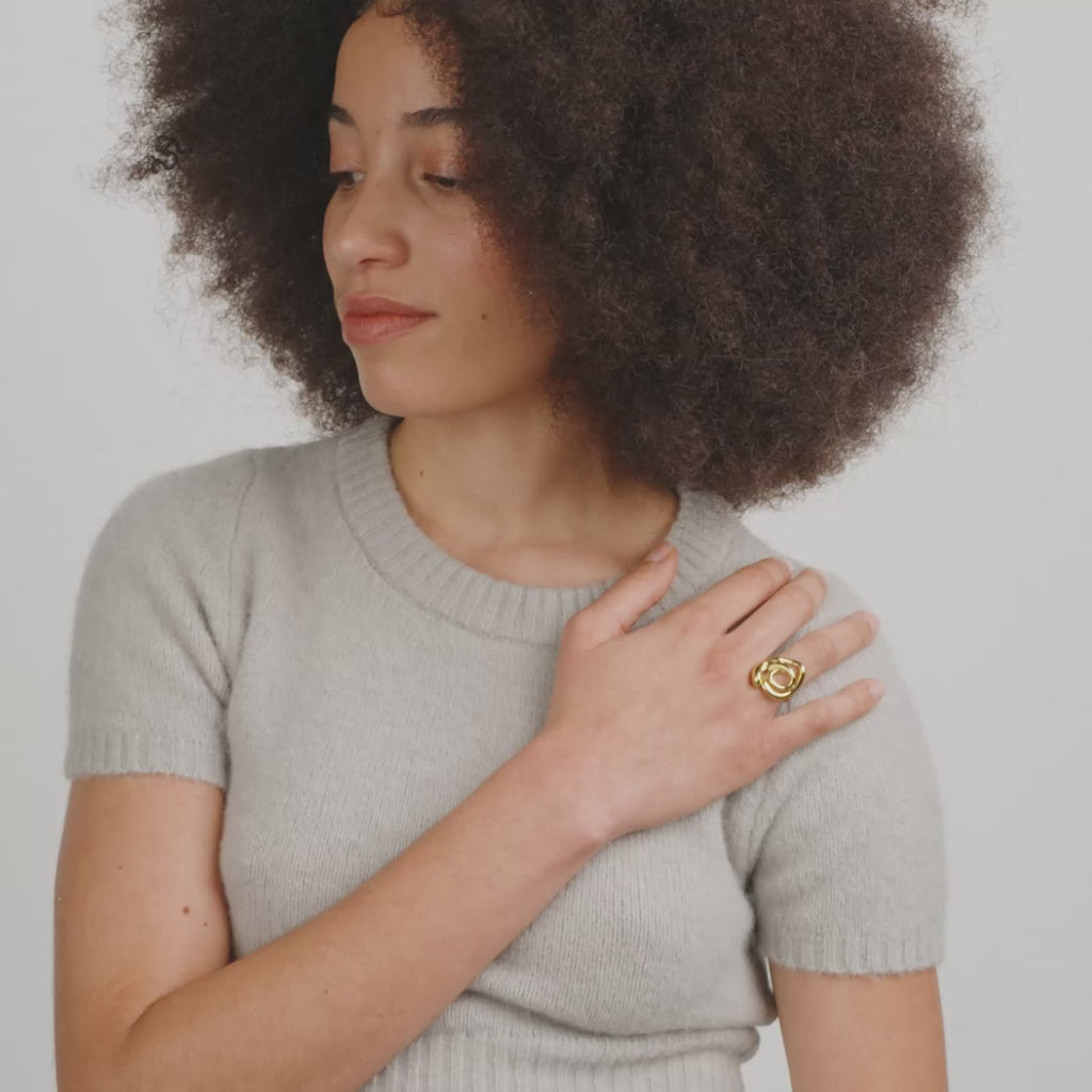 DIEGO ring gold-plated