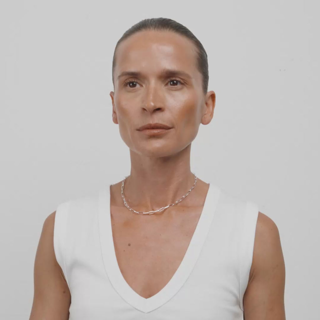 RONJA Halskette, versilbert