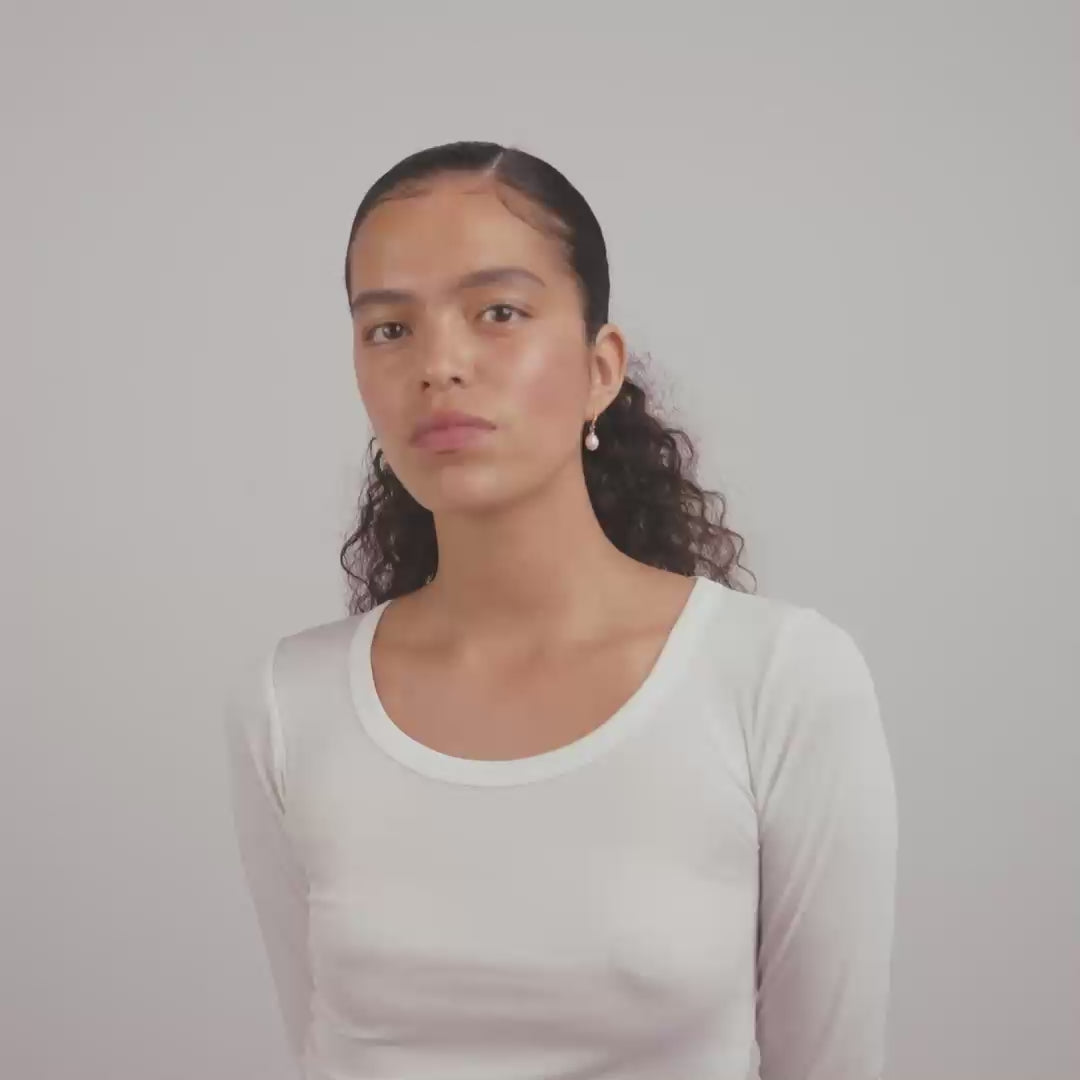JASMIN perleøredobber roségullbelagt