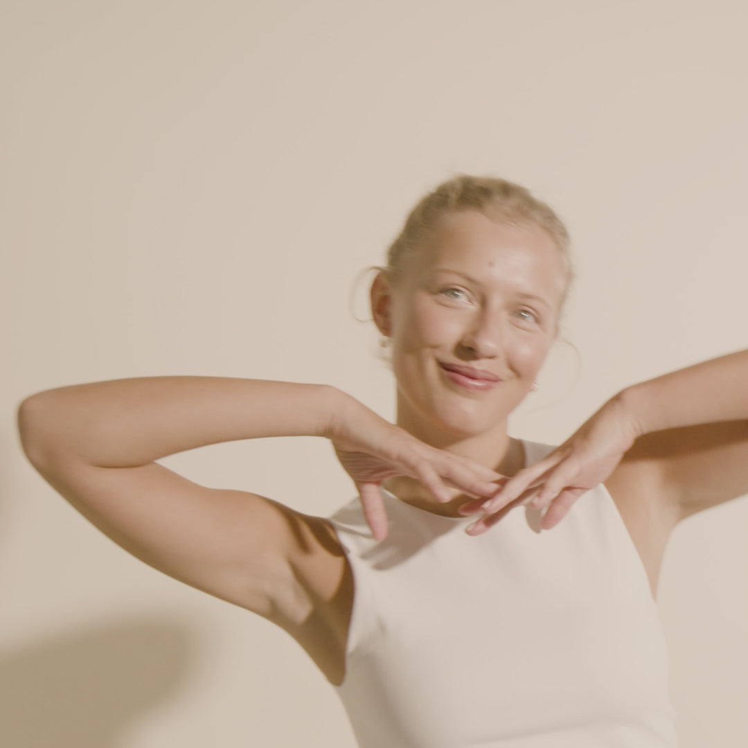 EDDY hoops organisk form guldpläterade medium