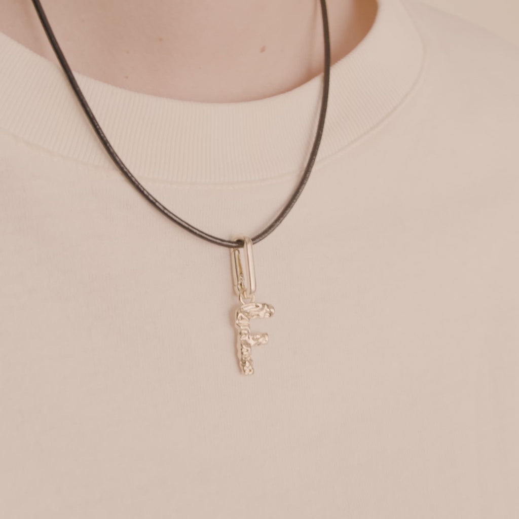 CHARM pendant F, gold-plated