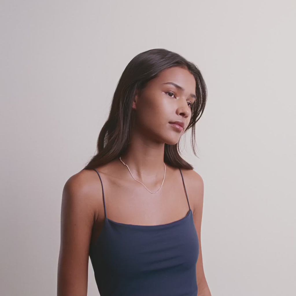 LOVE halsband silverpläterat