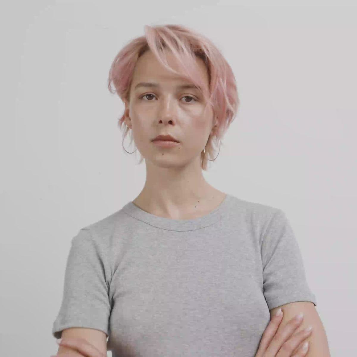 TILLY große Creolen, versilbert
