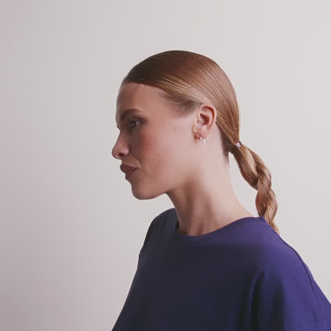 KRISTINE örhänge silverpläterat