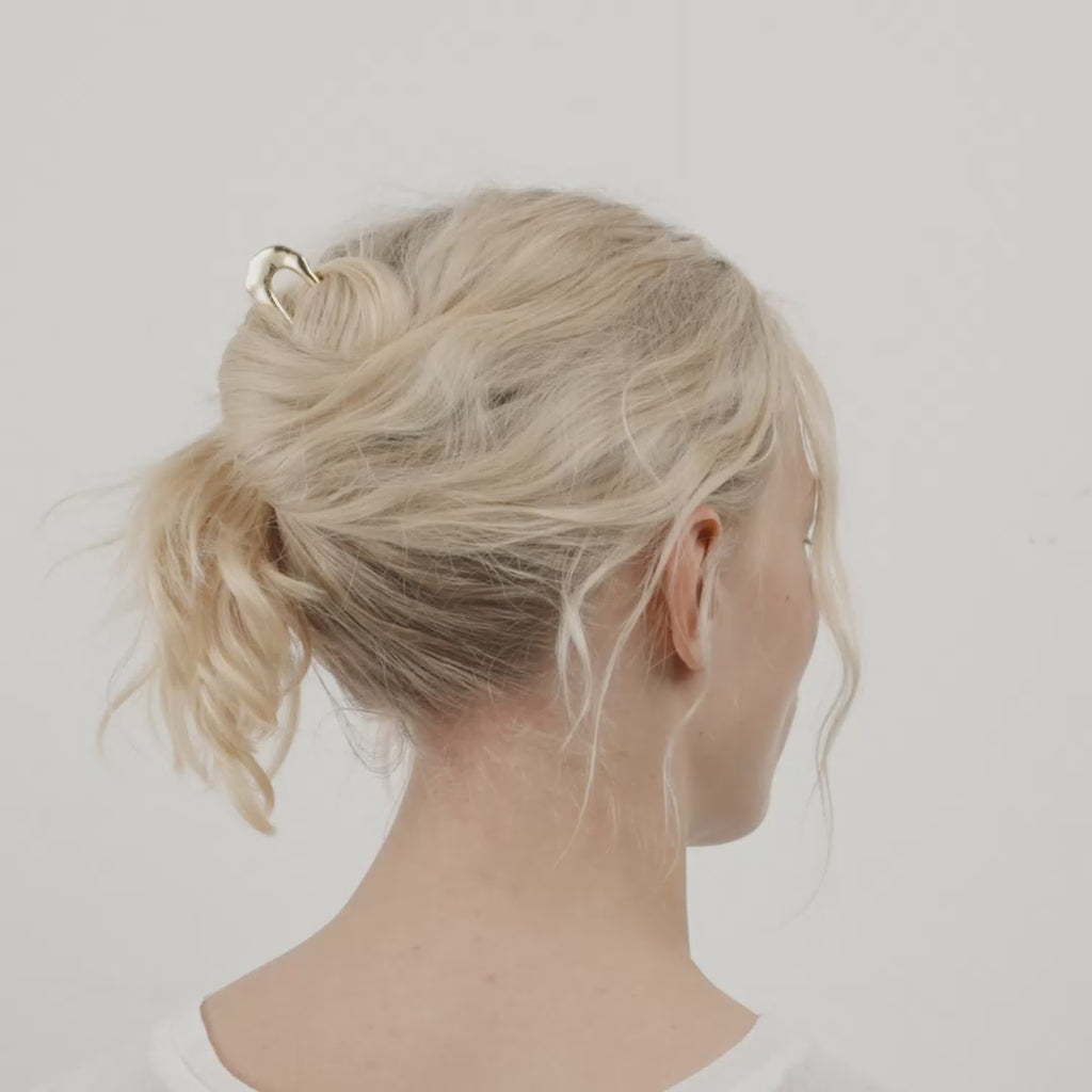 AMARIS hair accessory guldbelagt