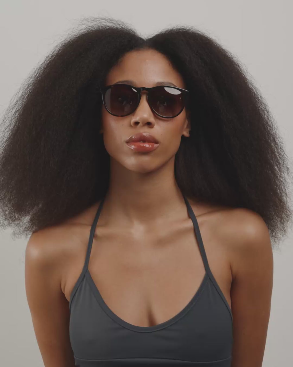 SAHARA Sonnenbrille Schildpatt-Braun