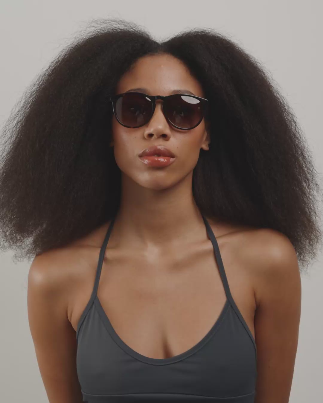 SAHARA Sonnenbrille Schildpatt-Braun