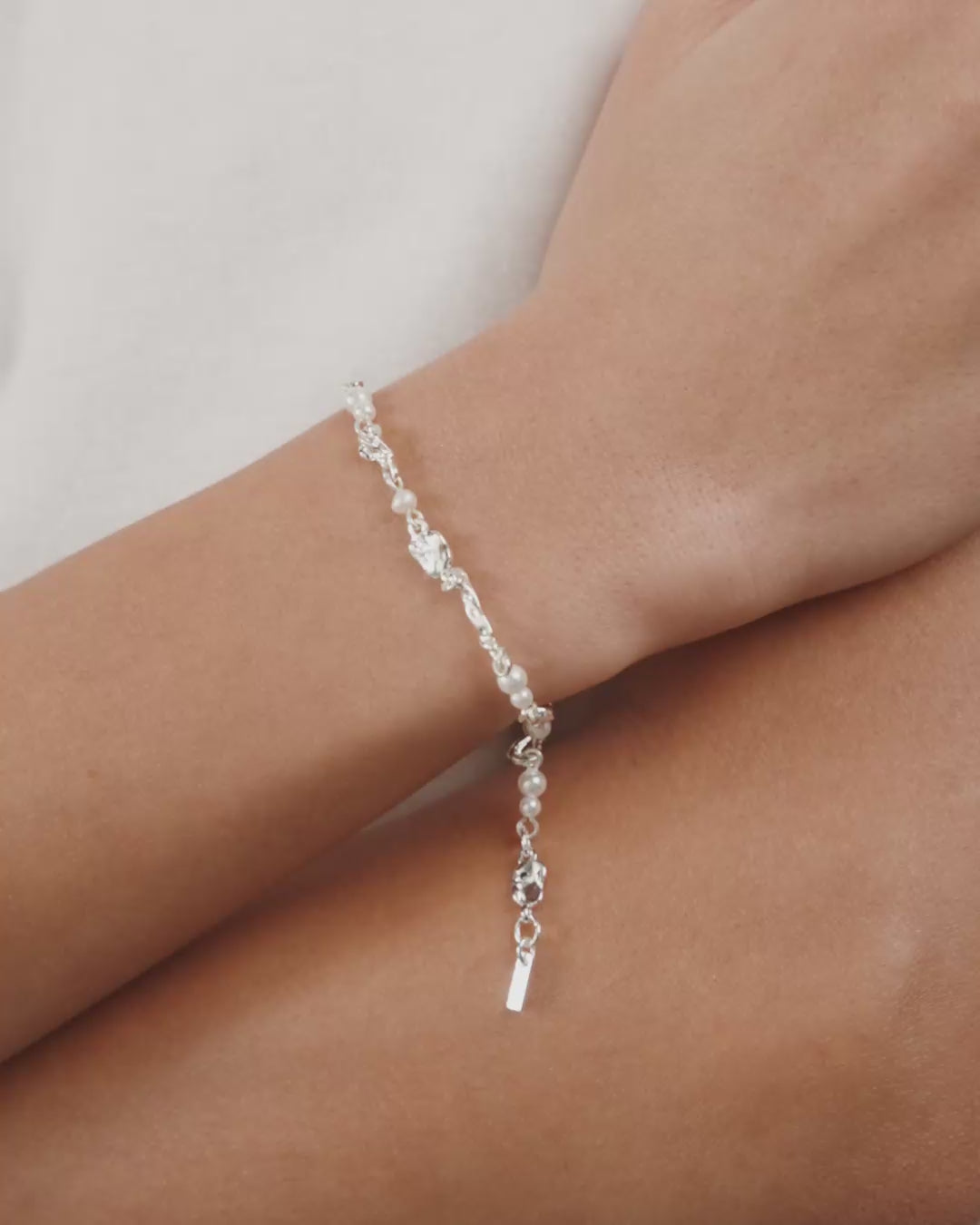 SLOAN bracelet silver-plated