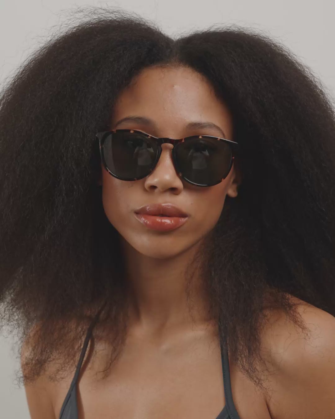VANILLE Sonnenbrille Schildpatt-Braun/Gold